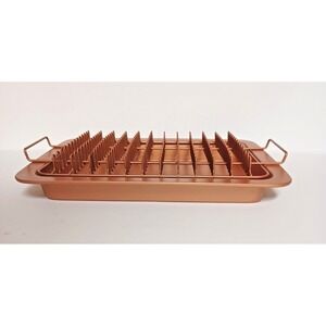 Gotham Steel Nonstick Copper Bacon Bonanza Rack and Tray Set 2 Piece Pan